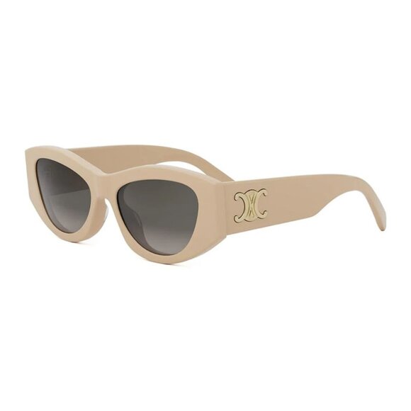 NWT CELINE WOMEN SUNGLASSES BEIGE NUDE EYEWEAR - Picture 1 of 3